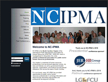 Tablet Screenshot of nc-ipma.org